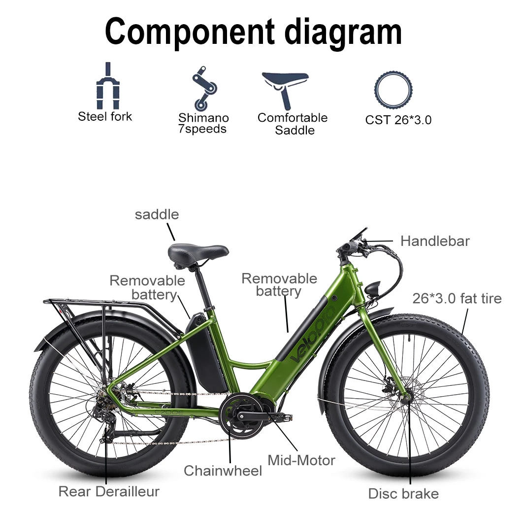 New 2022-2023 Double Battery Fat Tire Racing Motorcycle